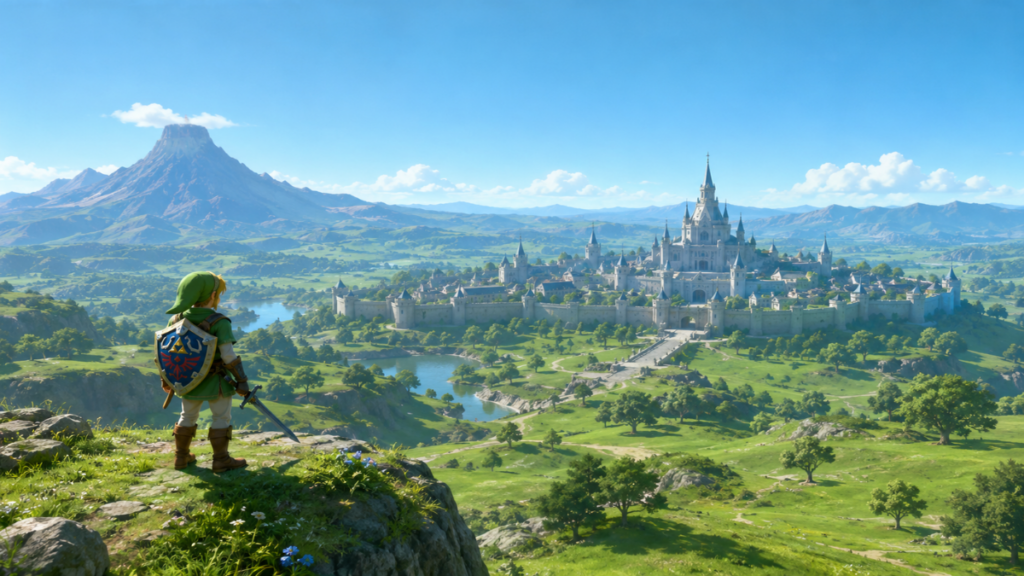 Visualizing high-fidelity graphics for an Ocarina of Time remake, a key milestone when playing Zelda games in order.