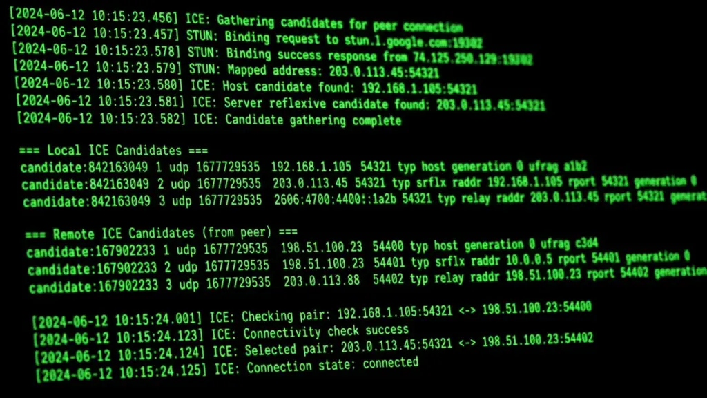 WebRTC code execution exposing real IP through website vpn