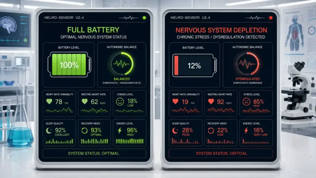 Why you feel exhausted despite getting enough rest when your nervous system is depleted.