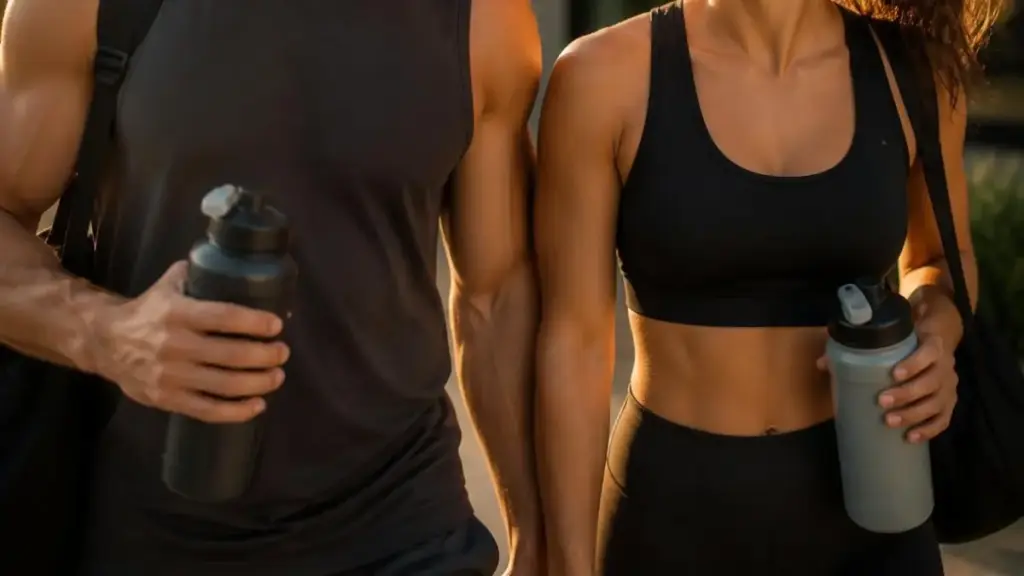 active-athletes-walking-outdoors-after-muscle-pump-workout