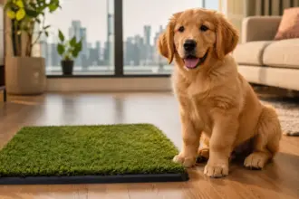 advanced apartment canine husbandry and indoor sod station setup for a clean potty training puppy blueprint