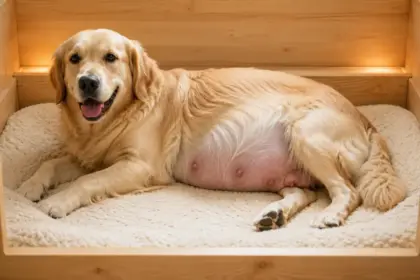 advanced canine reproductive husbandry and environmental sanitation methods to care pregnant dog