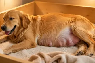 advanced canine whelping biology and environmental monitoring for a clear sign of a dog giving birth