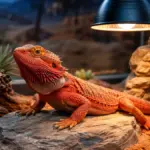 advanced desert biosecurity and environmental optimization methods in a bearded dragon cage setup