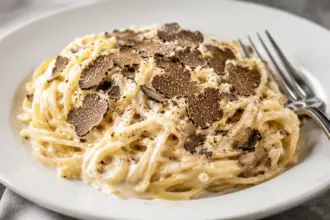 advanced high rise culinary husbandry and sauce emulsification setup for the best truffle pasta