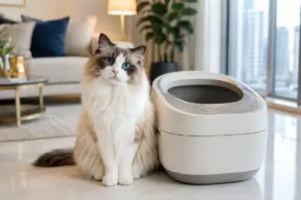 advanced high rise feline husbandry and litter station setup for the best apartment cats
