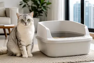advanced high rise feline husbandry and litter station setup to stop cat peeing