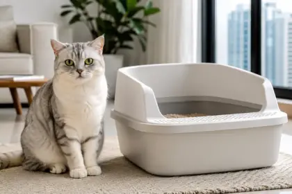 advanced high rise feline husbandry and litter station setup to stop cat peeing