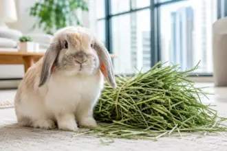 advanced high rise lagomorph husbandry and health screening station for the lop bunny