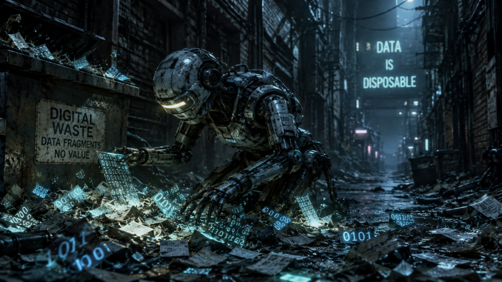 Artificial AI models forced to scavenge for data scraps on the internet