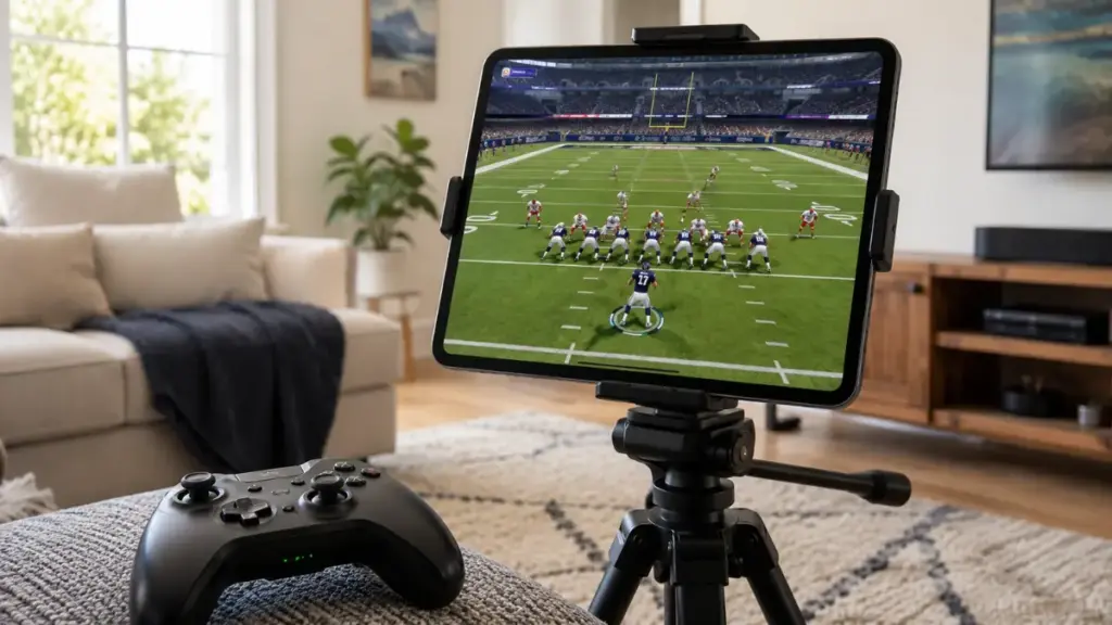 apple-arcade-games-tablet-living-room-setup