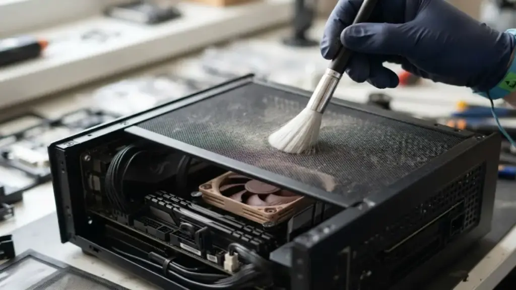 asus-mini-gaming-pc-cleaning-maintenance