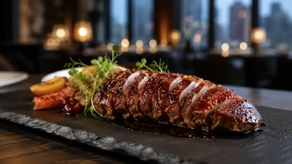 best-restaurants-new-york-roasted-duck-plum-glaze