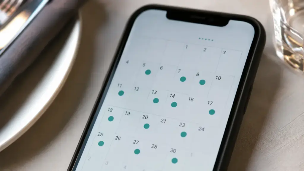 best-restaurants-new-york-smartphone-calendar-reservation-screen