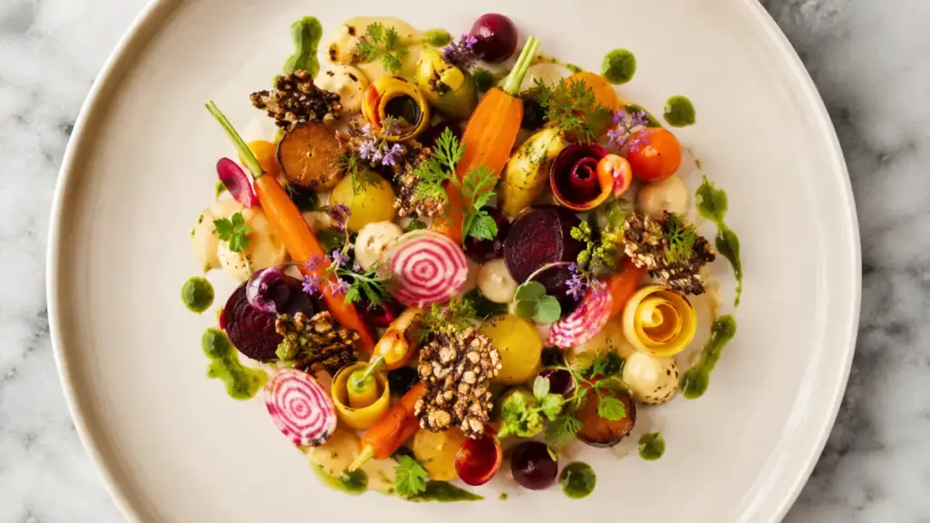 best-restaurants-new-york-vegetarian-fine-dining-plate