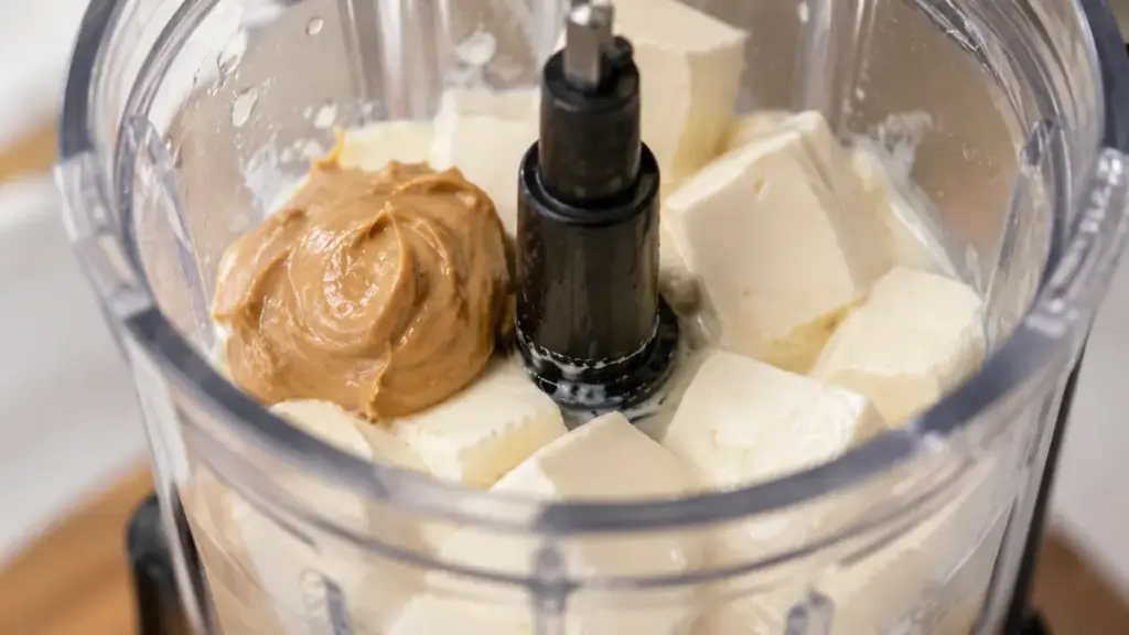 blending-silken-tofu-with-creamy-peanut-butter-for-high-protein-cottage-cheese-meals