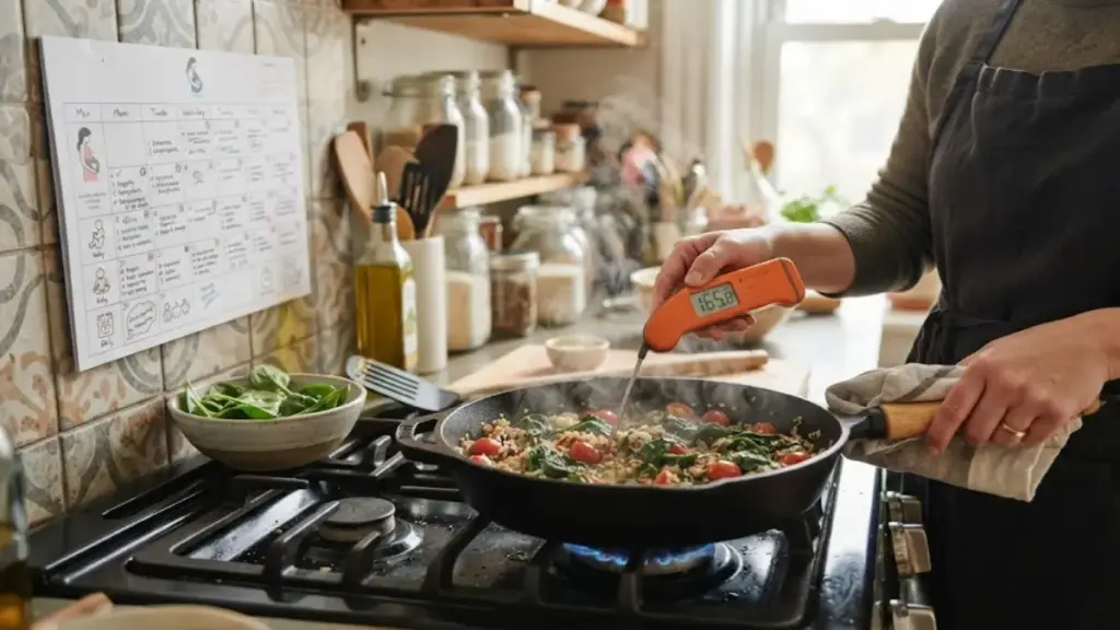 checking-the-temperature-of-cooking-food-with-a-digital-thermometer