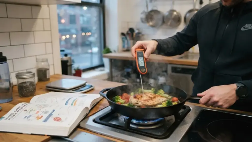 checking-the-temperature-of-cooking-food-with-a-digital-thermometer