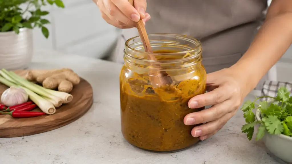 clean-wooden-spoon-stirring-fermented-liquid-inside-a-glass-mason-jar