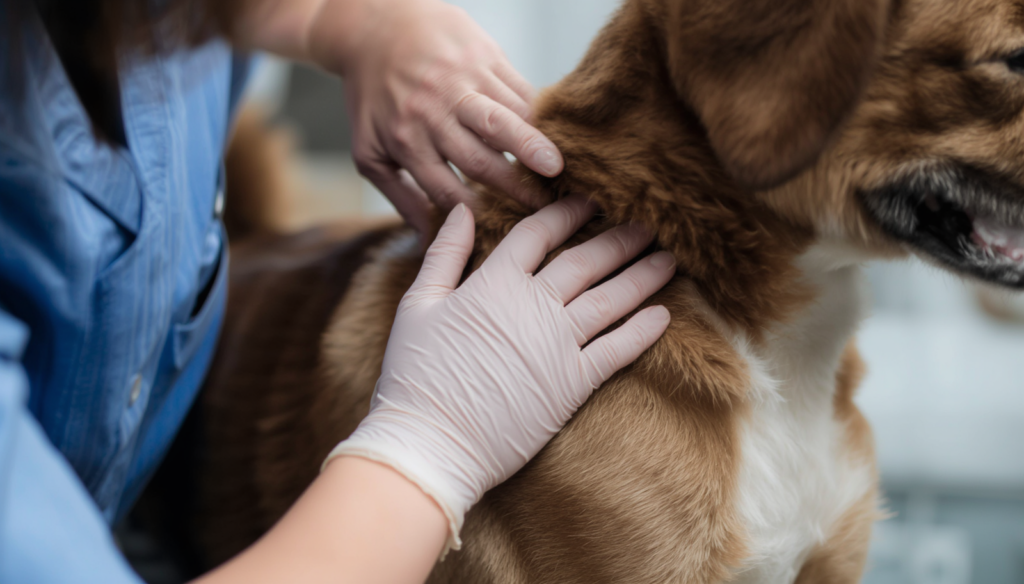 Clinical examination evaluating deep underlying concerns regarding the rabies vaccine recall list for dogs.
