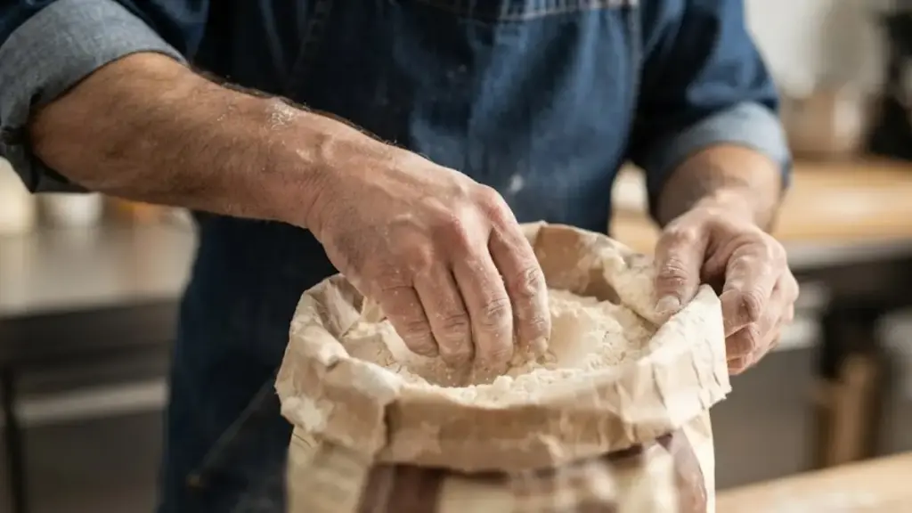 close-up-view-of-unbleached-all-purpose-flour-selected-for-chicken-pot-pie-ideas