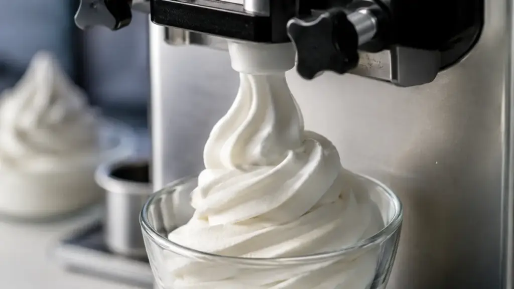 commercial-soft-serve-nozzle-dispensing-a-creamy-white-swirl