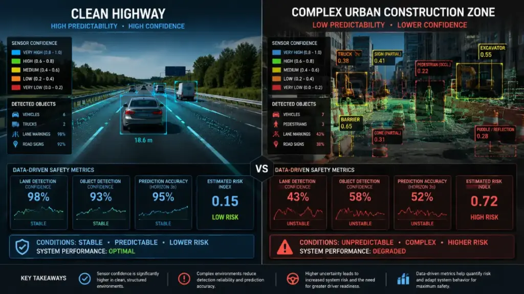 complexity challenges for Level 2 autonomy in urban construction zones
