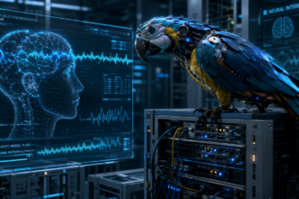 concept of artificial artificial intelligence parrot
