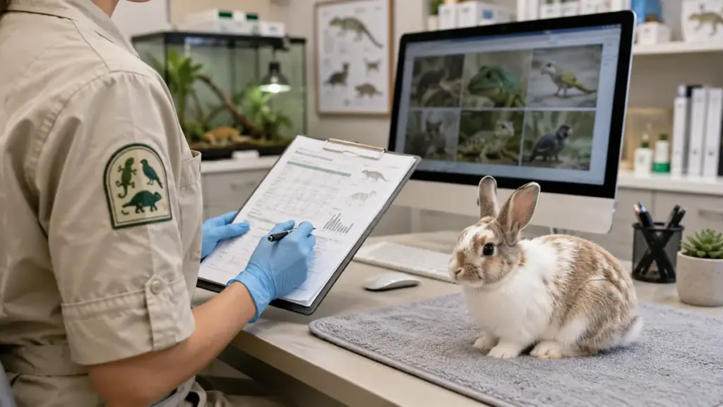 consulting-exotic-veterinary-specialists-to-verify-safe-rabbit-flea-treatment-timelines