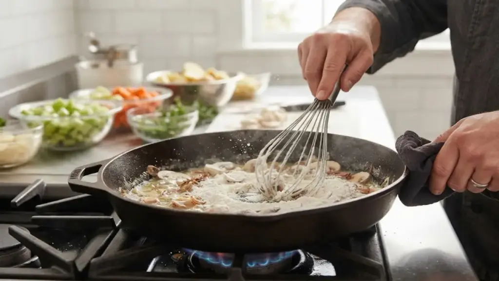 individual-ceramic-baking-dishes-filled-with-savory-pies-roasting-inside-the-oven-for-various-chicken-pot-pie-recipes