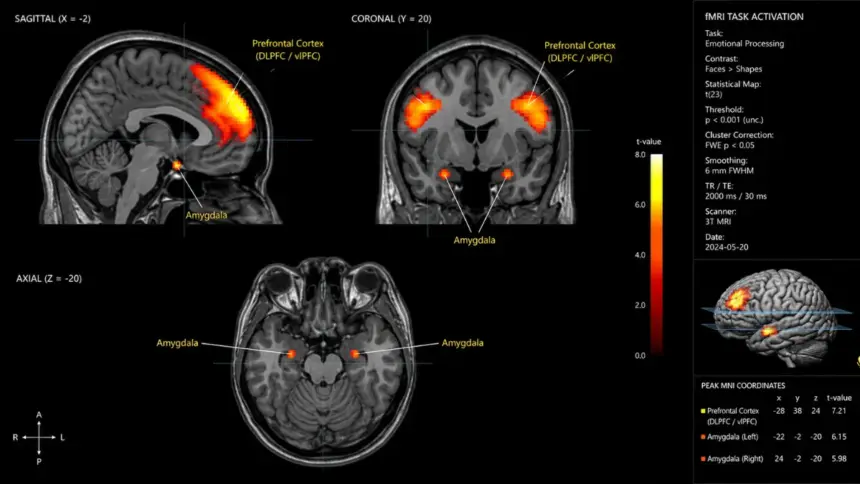 dad jokes brain scan neural activation