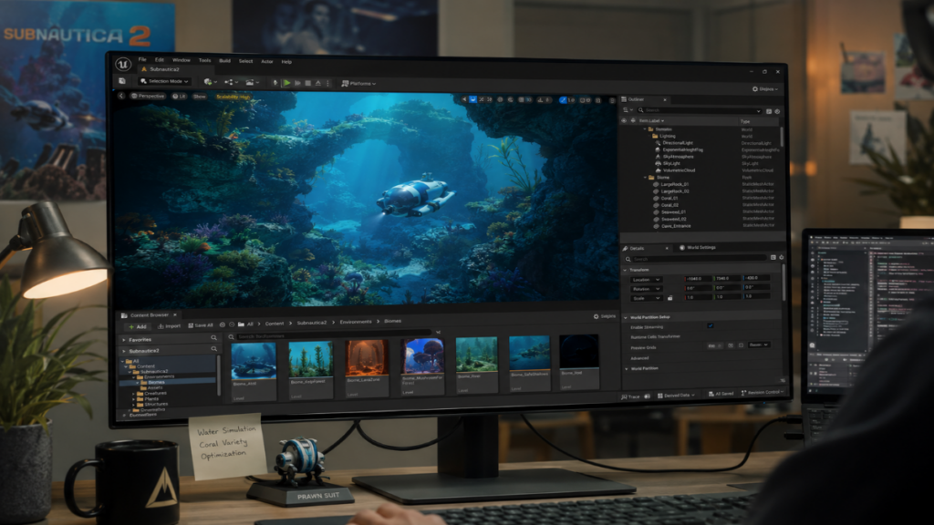 developers working on subnautica 2 future features.