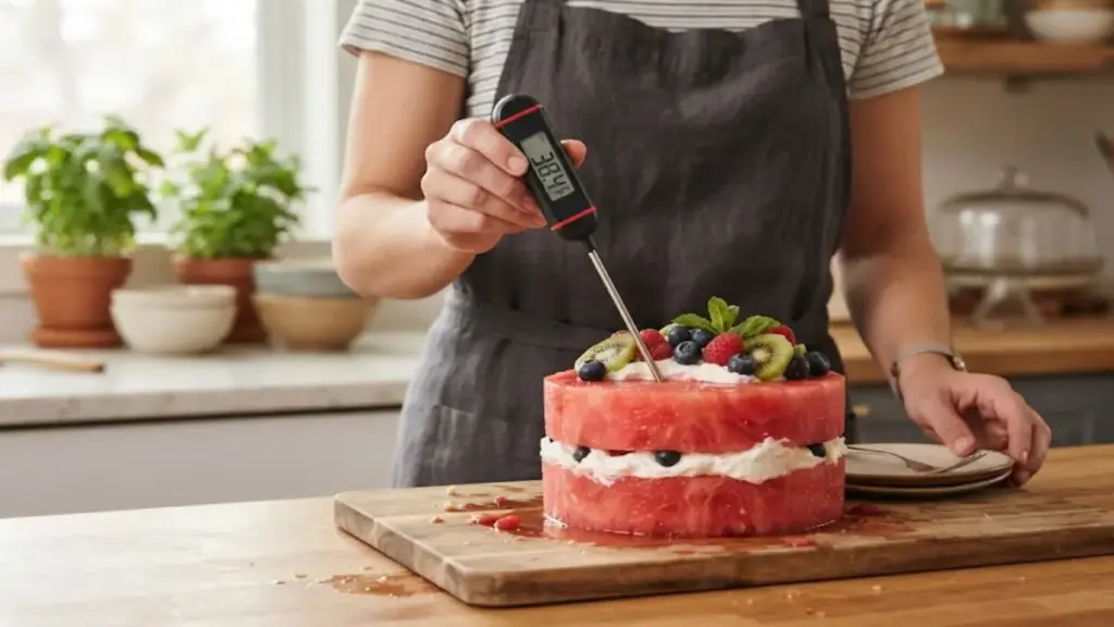 digital-meat-thermometer-probe-checking-the-core-of-a-cold-set-citrus-tart