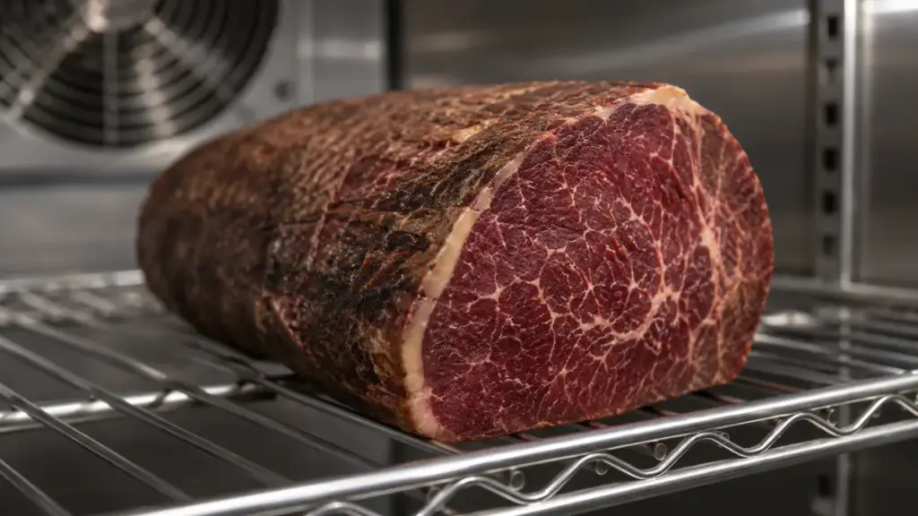 dry-aged-beef-tenderloin-log-stored-inside-a-temperature-controlled-cooler