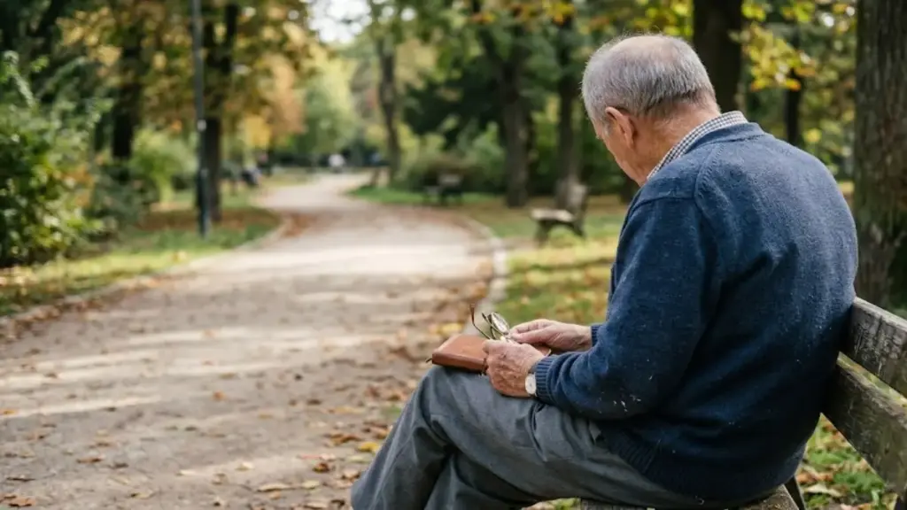 senior-man-sitting-alone-on-park-bench-with-physical-activity-dementia
