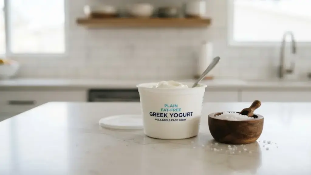 fat-free-greek-yogurt-and-kosher-salt-arranged-on-a-countertop-to-prepare-healthy-cottage-cheese-meals-substitutes