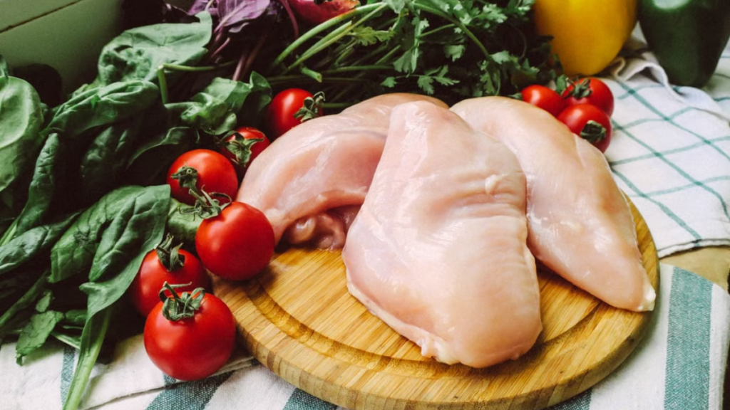 fitness-athlete-discarding-monotonous-meal-prep-container-chicken-recipe-easy-quick