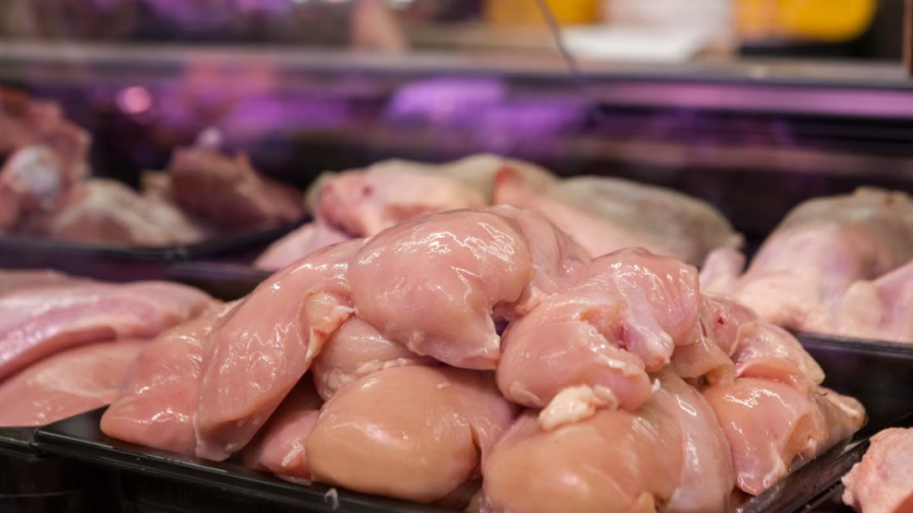 fitness-enthusiast-staring-at-dry-boiled-chicken-breast-chicken-recipe-easy-quick