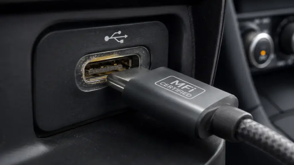 fixing Apple CarPlay wired connection and port issues