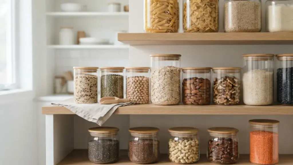 food-poisoning-dry-pantry-canisters-nuts-grains