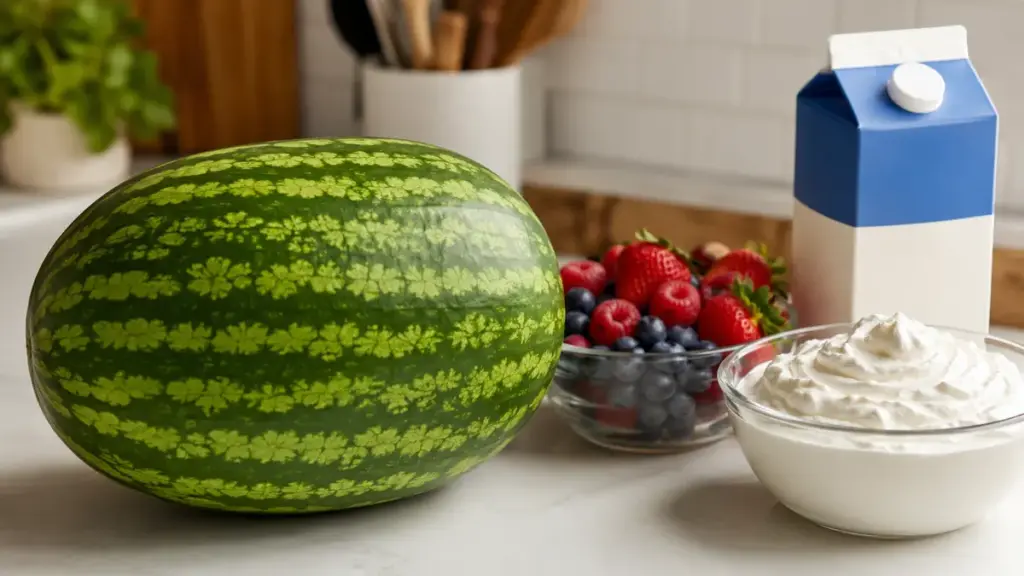 fresh-raw-ingredients-arranged-on-a-countertop-for-a-healthy-water-melon-cake