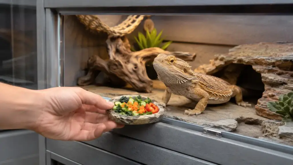 front-door-access-for-safe-daily-feeding-and-spot-cleaning-in-a-bearded-dragon-tank