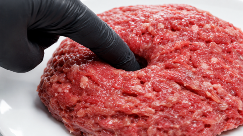 Tactile texture examination for the how to identify ground beef recall products contaminated with e coli workflow