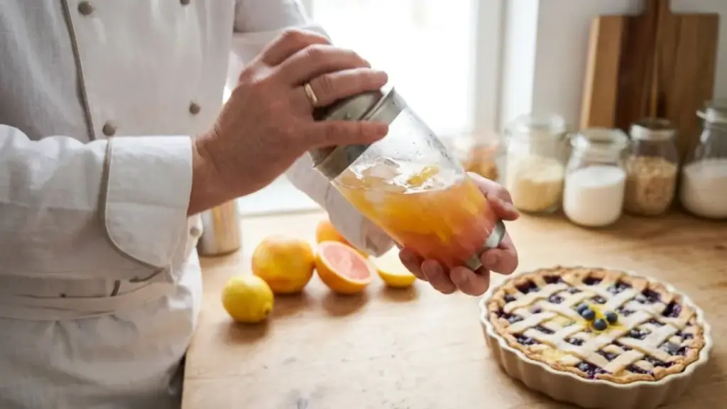 hand-shaking-a-silver-beverage-shaker-with-ice