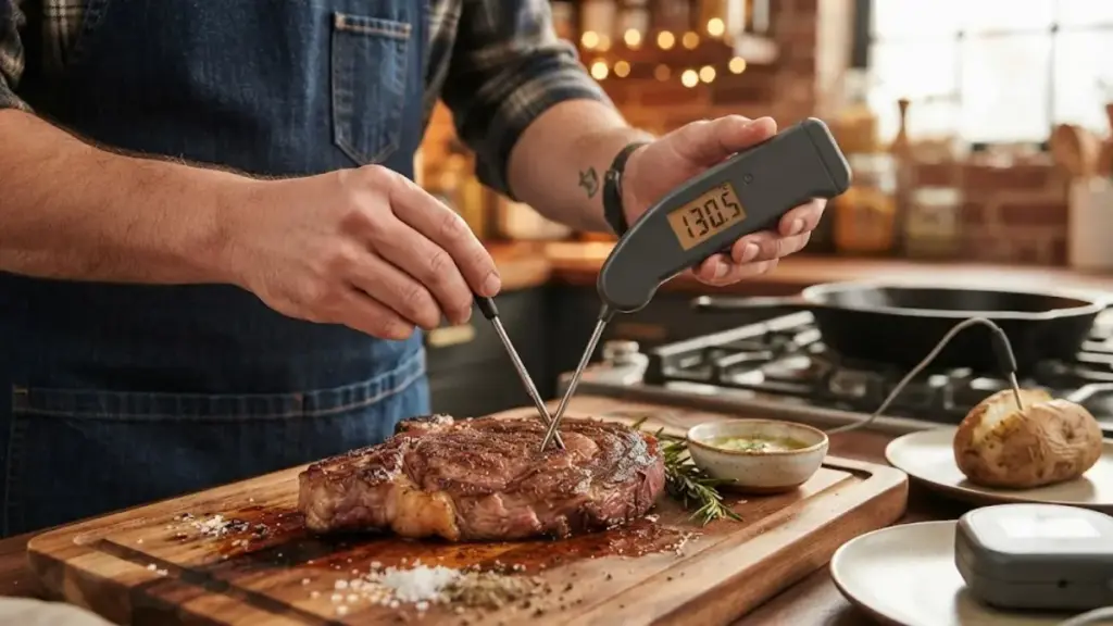 high-end-digital-meat-thermometer-checking-the-core-of-a-seared-steak