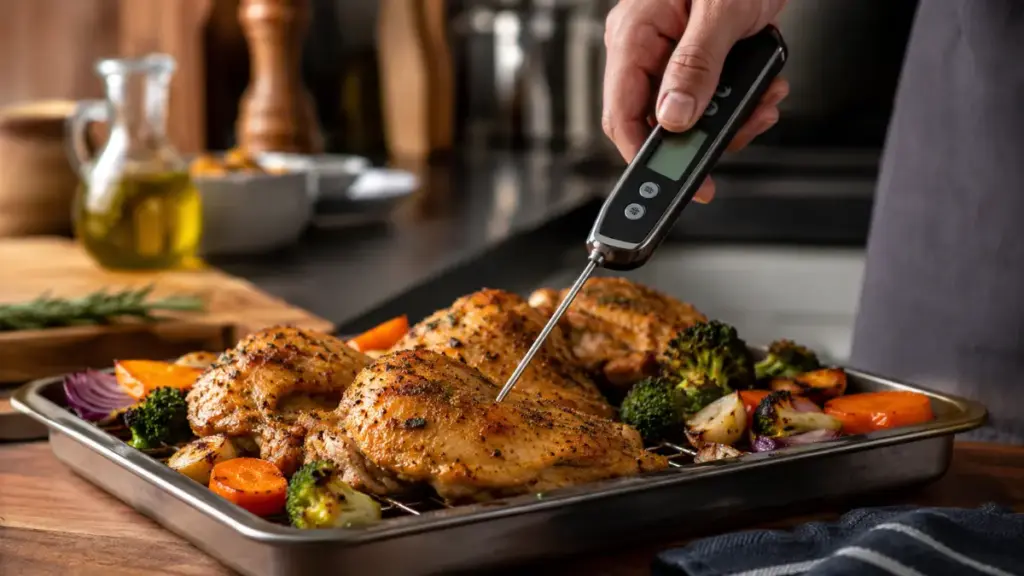 high-end-digital-meat-thermometer-checking-the-core-of-a-seared-steak-for-the-cooked-chicken-in-fridge
