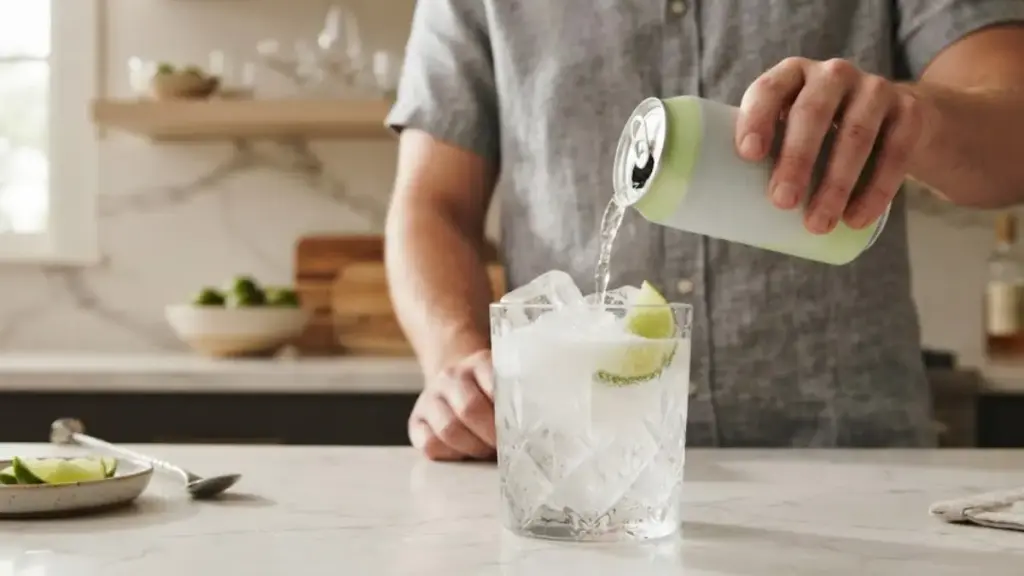 home-bartender-pouring-chilled-sparkling-water-to-replace-toxic-alcoholic-beverages