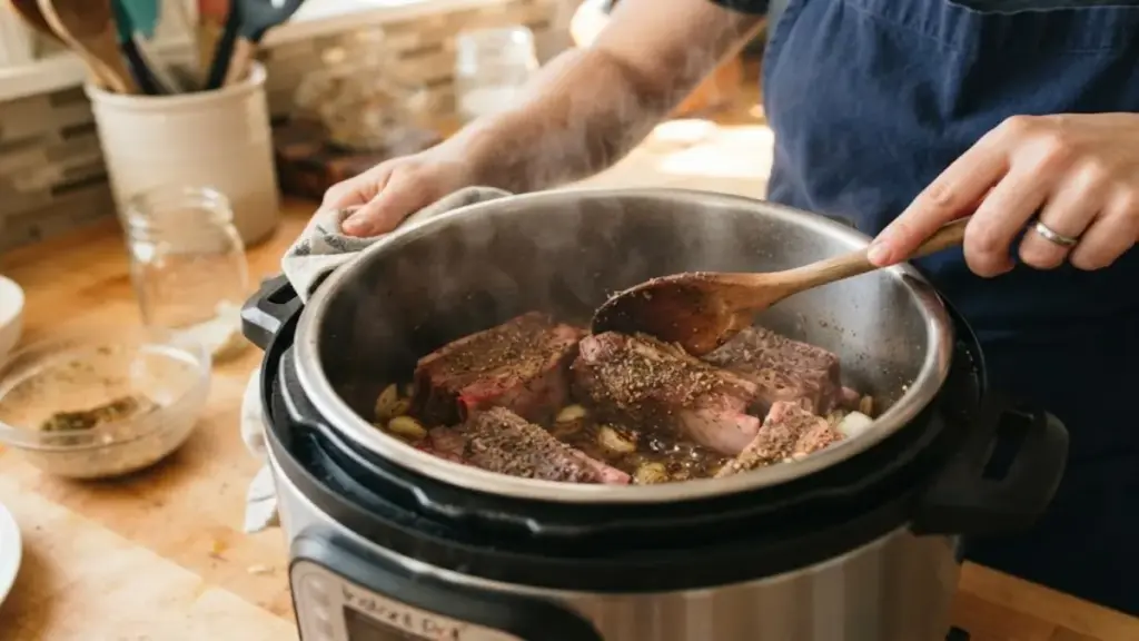 home-cook-searing-raw-seasoned-beef-short-ribs-for-the-beef-shortrib-recipe