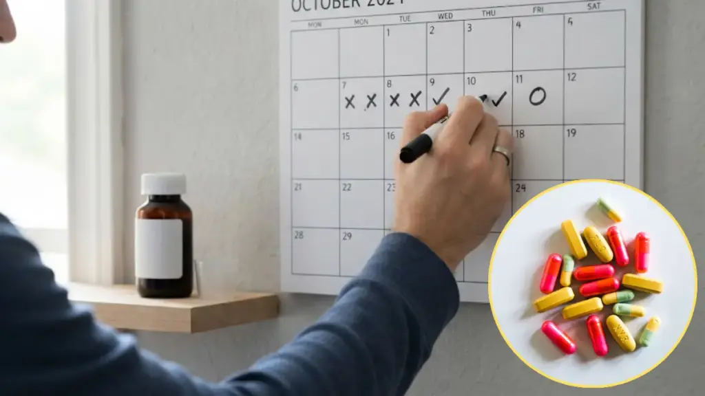marking-a-daily-clinical-schedule-on-a-wall-calendar-medicine