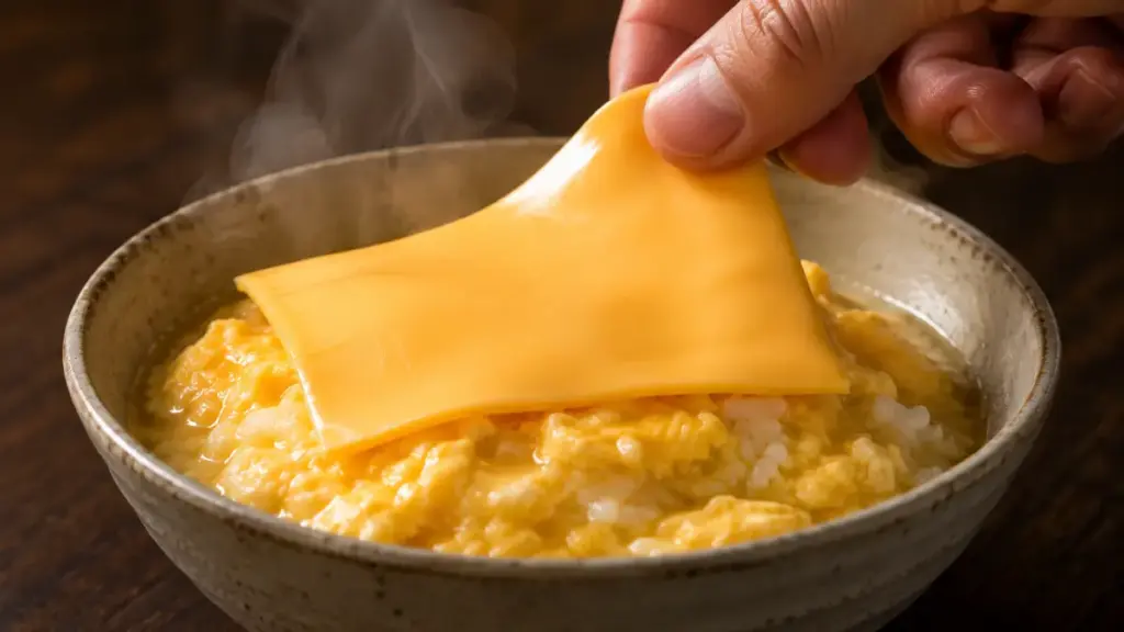 melting-cheese-over-a-steaming-hot-egg-and-rice-bowl-for-quick-meals